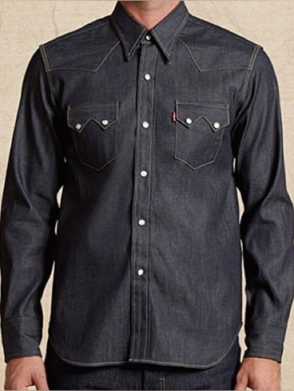 LEVI’S SHORTHORN SAWTOOTH WESTERN SHIRT